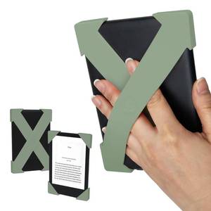 lot 5553 image: Strapsicle Silicone Hand Strap Kindle &amp Paperwhite (6) Gen 7-10, Kobos Medium 2-Pack Sage Green Comfy Alternative to Case or Cover - Retail $20