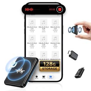 lot 5554 image: 128G (9800 Hour) Voice Activated Recorder, Double-Sided Magnetic Voice Recorder with Playback, Audio Recorder with AI-Intelligent Noise Reduction, 70H Continuous for Lectures, Meetings - Retail $50