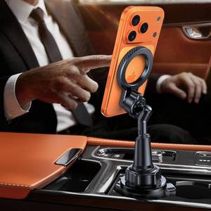 lot 5655 image: Miracase for MagSafe Car Mount, Strong Magnetic 2026 Hands Free Phone Holders for Your Car, Universal Cup Holder Phone Holder for iPhone 17 16 15 14 13 12 Pro Max, Samsung & More Smartphones - Retail $25