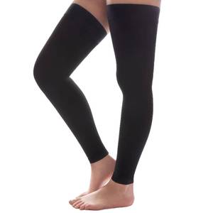 lot 5723 image: LIANPTRON Thigh High Compression Socks Women & Men, 20-30mmHg Thigh High Compression Stockings, Footless Medical Compression Socks with Silicone Dot Band-Best for Varicose Veins, Swelling - Retail $20