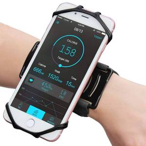lot 5725 image: Wristband Armband Phone Holder, 360° Rotatable Sports Wristband for iPhone 11 Pro Max XR XS X 8 7 6 6s Plus, Galaxy, Google Pixel,Forearm Armband Phone Holder - Retail $9