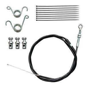 lot 5755 image: 75 inch Go Kart Throttle Cable Kit Compatible with VM22 VM24 PZ27 Predator 212cc 196cc GX200 GX160 6.5hp Engine Manco American Sportworks Yerf Dog Buggy Go Cart MiniBike Lawn Mower Replacement Parts - Retail $7