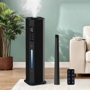 lot 5772 image: Humidifiers for Bedroom - GloryAir 2.38Gal9L Top Fill Warm &amp Cool Mist Humidifier for Large Room 750ft with Auto Mode 7-Color Light, Humidistat, Quiet Humidifier for Plants Baby Adults Home &amp Office - Retail $80