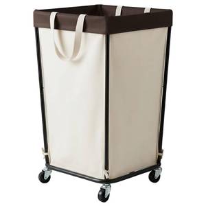 lot 5800 image: GRANNY SAYS 160L Rolling Laundry Basket, Laundry Hamper with Wheels, Large Laundry Cart with Removable Bag, Clothes Organization and Storage for Laundry Room, Bathroom, Bedroom, Beige - Retail $28
