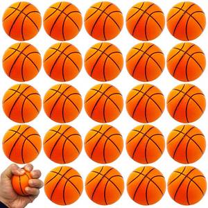 lot 5868 image: 24 Pack 2.5 Inch Basketball Stress Ball,Mini Foam Squeeze Sports Balls for Sport Theme Party Favor,Kids School Reward,Anxiety Relief,Birthday Gifts - Retail $14