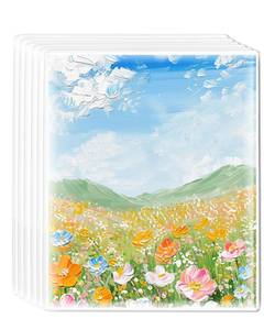 lot 5924 image: UCEC 5 Pack Gel Printing Plates Set, 8 x 10 Inch Reusable Gel Plate for Printing, Monoprinting Printmaking Supplies for Mixed Media Art, Card Making, Scrapbooking, Paper Crafts at Home - Retail $62