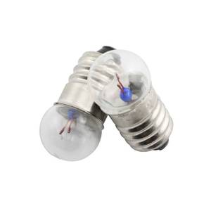 lot 5969 image: RuiLing 10-Pack E10 Mini Light Bulbs Screw Base Indicator Light Incandescent Bulb Old-Fashioned Flashlight Lamp for Physical Electrical Experiment 2.5V 0.3A (No Base) - Retail $7