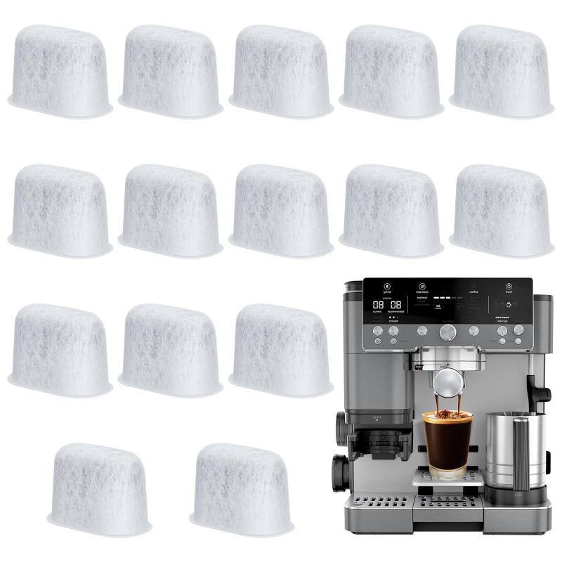 lot 2888 image: TranRantic 15 Pcs Water Filter Inserts for Ninja Luxe Cafe Accessories, Water Filter for Ninja Luxe Cafe Premier Espresso Machine