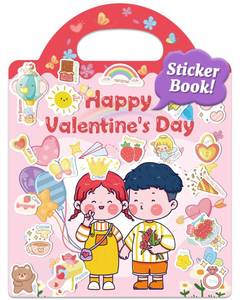 lot 6109 image: Benresive Reusable Sticker Books for Toddlers, Fun Travel Stickers for Kids, Toddler Sticker Book, Crafts Activities for Toddlers, 3 and Up Easter Basket Stuffers Birthday Gifts - Valentines - Retail $15