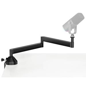 lot 6167 image: InnoGear Low Profile Mic Arm, 360° Rotatable Microphone Arm Stand Foldable Desk Mic Boom Arm for Fifine AM8 K669B Blue Yeti HyperX QuadCast SoloCast AT2020 and Other Mics - Retail $30