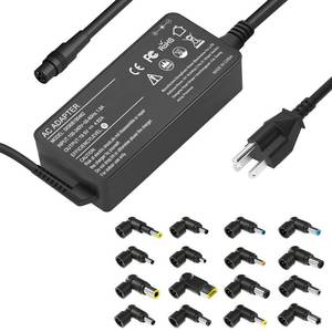 lot 6179 image: ELECBRAIN 90W Universal AC Adapter Laptop Charger Compatible with HP Dell Lenovo Acer Asus Toshiba IBM Sony Fujitsu Gateway Notebook Ultrabook Chromebook Power Supply Cord with 16 Connectors - Retail $19