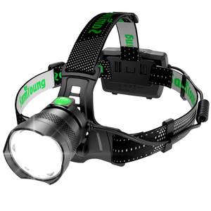 lot 6236 image: Samyoung High Lumens Headlamp Rechargeable, 7 Modes 50H Long Lasting Head Lamp, Motion Sensor Zoomable Headlamps for Adults, 90° Adjustable IP67 Waterproof Head Light for Hiking Camping Hardhat - Retail $29