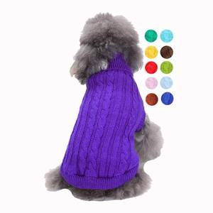 lot 6301 image: Dog Sweater, Warm Dog Sweaters for Small Dogs Medium Large Dogs, Cute Winter Classic Turtleneck Pet Sweater Cat Sweater Dog Clothes Coat Dog Christmas Sweaters for Girls Boys Dog Puppy Cat - Retail $14