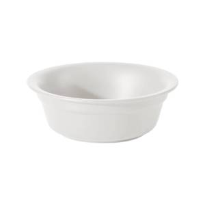 lot 6345 image: Havniva Ceramic Dog Bowl for Large Dogs, Basic 3.7 Cup Food or 30 oz Water Bowl for Replacement, Wide Opening Rounded Edge(Single Bowl, Matt White)