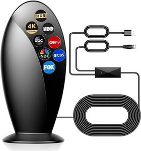 lot 6372 image: Indoor Digital TV Antenna,1200 Miles Super Long Range, Smart Chip for Local HD Channels-Amplifier Signal Booster,4K 1080p Support for Smart&ampOlder TVs 18ft Coax Cable,Easy Setup - Retail $50