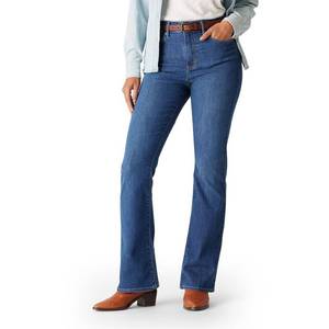 lot 6391 image: Levi Strauss Signature Gold Womens Modern Bootcut Jeans Mid-Rise Stretch Denim, (New) Byron Bay, 4 Regular - Retail $39