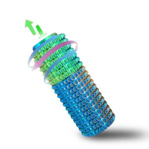 lot 6455 image: Pain Stim Fidget, Rotate  Clickr, 3-in-1 Design, Attention Deficit - ADHD - Autism - Adult Fidgets for Anxiety and Stress (Regular Style - Blue Green Orange) - Retail $10