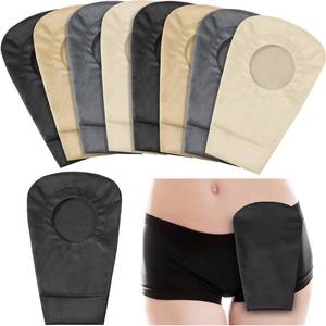 lot 6487 image: Sherr 8 Pieces Ostomy Bag Cover Colostomy Bag Covers Odor Control Stretchy Pouch Washable Pouch Liner for Women Men Lightweight Care Protector Supplies, 4 Colors - Retail $19
