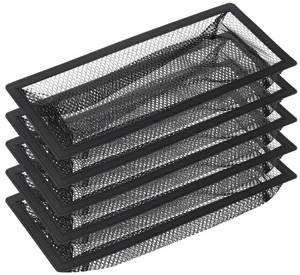 lot 6571 image: Floor Register Cover Trap Floor Air Vent Cover Screen for Home Air Vent Filters 5-Pack Floor Vent Mesh Filters Net Trap (2 x 10 Inch) - Retail $27