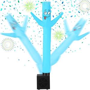lot 6575 image: Poen Easter Gifts for Kids Mini Wacky Waving Inflatable Tube Guy with Blower Gag Toy Gift Inflatable Tube Man Birthday Desktop Decor Dancing Blow up Man for Office Party Decor(Quirky) - Retail $15