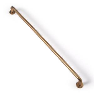 lot 6582 image: Goo-Ki 6 Pack Champagne Copper Drawer Pulls Zinc Alloy Kitchen Cabinet Hardware - 12.6 (320mm) c-c Modern Bar Cabinet Pulls Dresser Handles - Retail $100