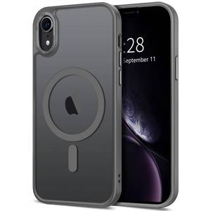 lot 6635 image: Hython Case for iPhone XR Case Magnetic Translucent Matte Phone Cases 6.1 Compatible with MagSafe Thin Slim Fit Shockproof Bumper Hard Protective Cover for Women Men Girls, Frosted Gray - Retail $10
