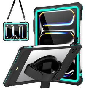 lot 6657 image: Transy for iPad Pro 11 Case 2024 - Waterproof Case for iPad Pro 11 Inch M4 (5th Generation), Full Body Protection Case Shockproof Dust-Proof with Pencil Holder - Retail $40