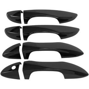 lot 6681 image: OCPTY 4PCS Door Handle Covers for 2014-2019 for Toyota Corolla Exterior Driver Side & Passenger Side Car Door Handle Covers Trim Kit Black - Retail $23
