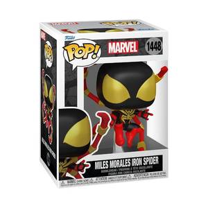 lot 6717 image: Funko POP Marvel Spider-Man Comics - Miles Morales Iron Spider - 16 Odds for Rare Chase Variant - Marvel Comics - Collectable Vinyl Figure - Gift Idea - Official Merchandise - for Kids & Adults - Retail $13