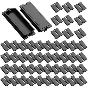 lot 6743 image: Kingdder Breaker Filler Plate, Circuit Breaker Panel Cover Knockout Filler Plate Box Cover Black(1 inch B) - Retail $29
