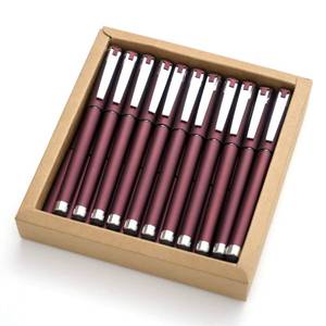 lot 6797 image: MiSiBao 0.5mm Black Ink Gel Ink Rollerball Pens 2 in 1 Medium Point Pens with Stylus Work Pen Smooth Writing for Office (Black Ink 18-pack 0.5mm Red) - Retail $18