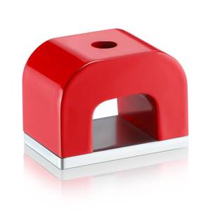 lot 6843 image: Gulfmew Horseshoe Alnico U Shaped Magnet, 13 lb Pull, Red, Rectangular, Utility Magnet (1 Pcs) - Retail $13