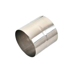 lot 6869 image: FGJQEFG Polished Stainless Steel 4 ID to 4 ID Exhaust Adapter,Exhaust Reducer Connector Pipe,ID 4 Inch Exhaust Coupler,4 Length,Universal Fitment - Retail $12