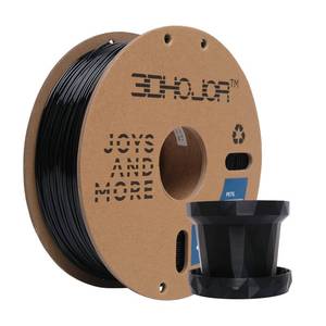 lot 6917 image: PETG Filament 1.75mm Black, 3D Printing Filament 1kg Spool(2.2lbs), 3D Filament 1.75mm Dimensional Accuracy - 0.03mm Non Tangling Non Clogging Non Stringing,Print with Most 3D Printers