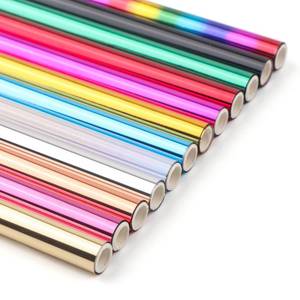 lot 6920 image: 12 Pack Heat Transfer Gold Foil Sheets for Crafts Embossing Stamp Tool Heat Activated Thermal Toner Reactive Foil Roll 5.9inx4.26ft Add Stunning Foiled Elements to Any Card, Scrapbooking, DIY - Retail $10