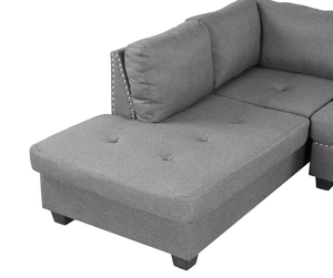 Modern Gray Left Arm Chair - Retail: $699