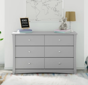 Storkcraft Crescent 6-Drawer Double Dresser - Retail: $280
