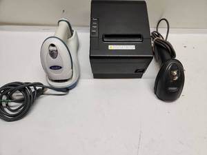 lot 26 image: Symbol LS2208 Barcode Scanner with Receipt Printer