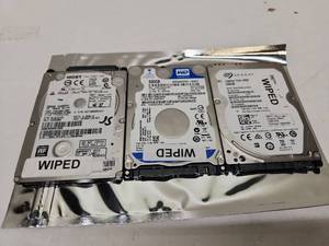 lot 66 image: 500GB 2.5 SATA Hard Drive Lot - WD, Seagate, HGST