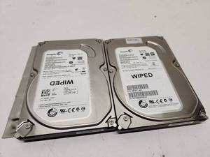 lot 86 image: Seagate 500GB SATA Hard Drives - Wiped