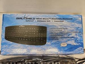 lot 94 image: Seal Shield Silver Storm Washable Keyboard