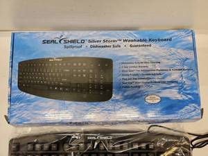 lot 95 image: Seal Shield Silver Storm Washable Keyboard