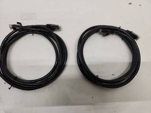 lot 137 image: CAT6e Ethernet Network Cables - 2 Pack