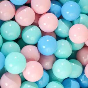 lot 371185 image: Ball Pit Balls Pack of 100 200 500 - Star and Round Set BPA Free Phthalate Free Non-Toxic Crush Proof Play Balls Soft Plastic Balls for Toddlers Baby Kids Birthday Pool Tent Party