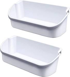 lot 171237 image: 2 PACK UPGRADED 240356401 Refrigerator Door Bin Compatible with Frigidaire Door Shelf Replacement Parts FFSS2614QE6A, FFSS2614QS4A, FFHS2611PFEA, Replace 240356402, AP2116036, PS430121