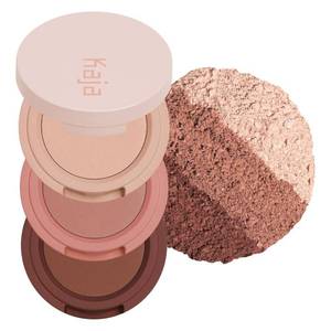 lot 271270 image: Kaja Beauty Bento Collection - Bouncy Eyeshadow Trio  Burnt Sandy Brown Tones, Travel Size, 13 Velvet Dream, 2019 Allure Best of Beauty Award, 0.03 Oz