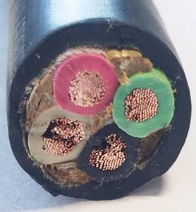 lot 142021 image: Retails for $500 75 64 SOOW Wire Cord Cable Portable Power 6 Gauge 4 Conductor USA