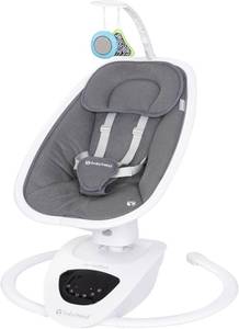 lot 471257 image: Retails for $184 Baby Trend NuMotion Infinity Swing   5 Motion Modes, Touchscreen Control, Remote, Multi Position Recline & Hanging Toys   Dash Grey