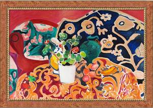 lot 471273 image: Retails for $214 La Pastiche Spanish Still Life with Twined Sherbert Frame, 29 x 41