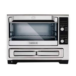 lot 53442 image: Calphalom Performance Stainless Steel Dual Toaster Oven With Air Fryer in Silver